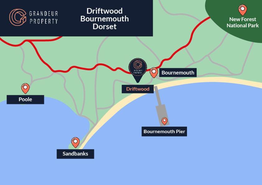 Driftwood By Grandeur Property Bournemouth Zewnętrze zdjęcie